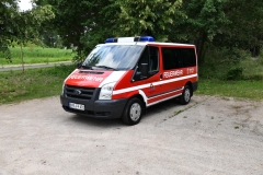 Fahrzeugauslieferung durch die Amtswehrführung an die Ortswehr Brodowin am 15.06.2018